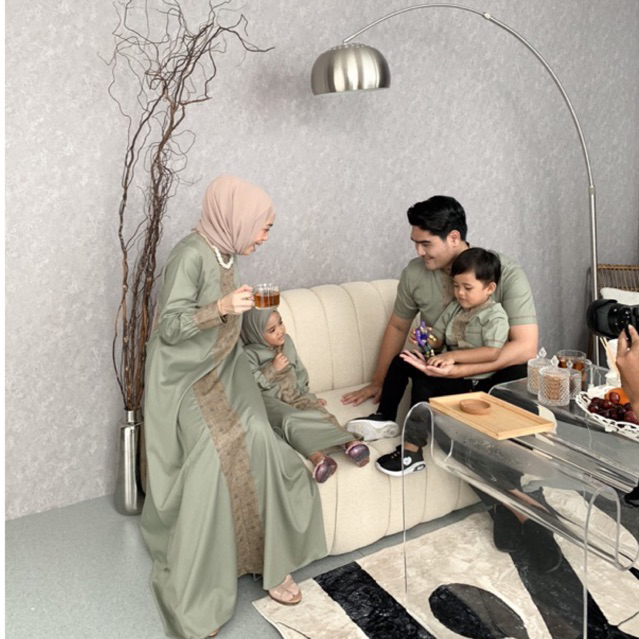 LINERA FAMILY SET - BEST SELLER PRODUK / dress / gamis / koko / gamis anak / family set / koko anak 
