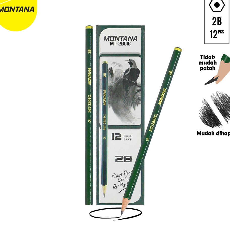 

Super Promo MONTANA Pencil / Pensil Montana MT2B01-B / 2G