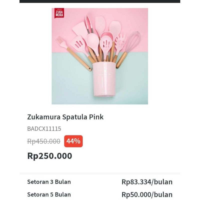 spatula zukamura pink