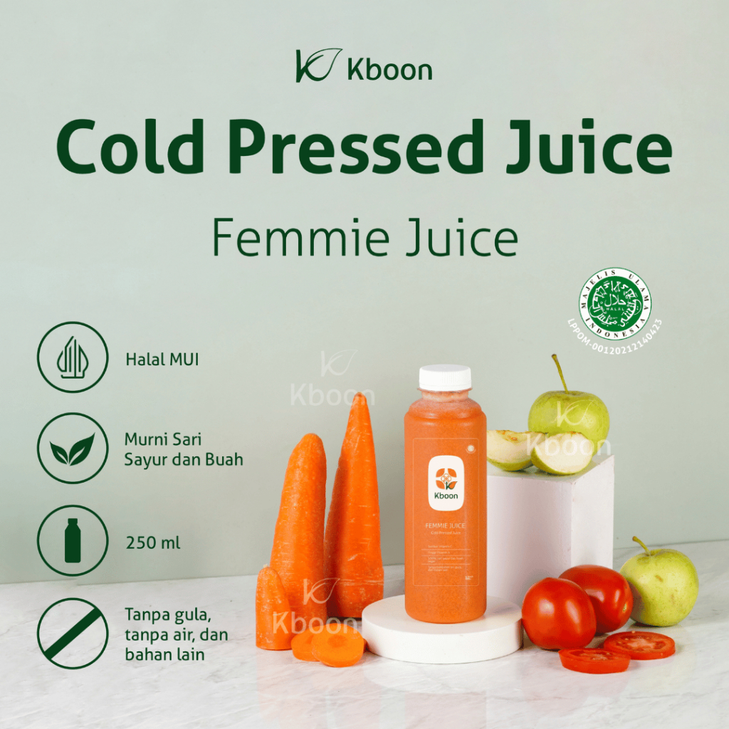 

Cold Pressed Juice Femmie Juice 250ml Kboon