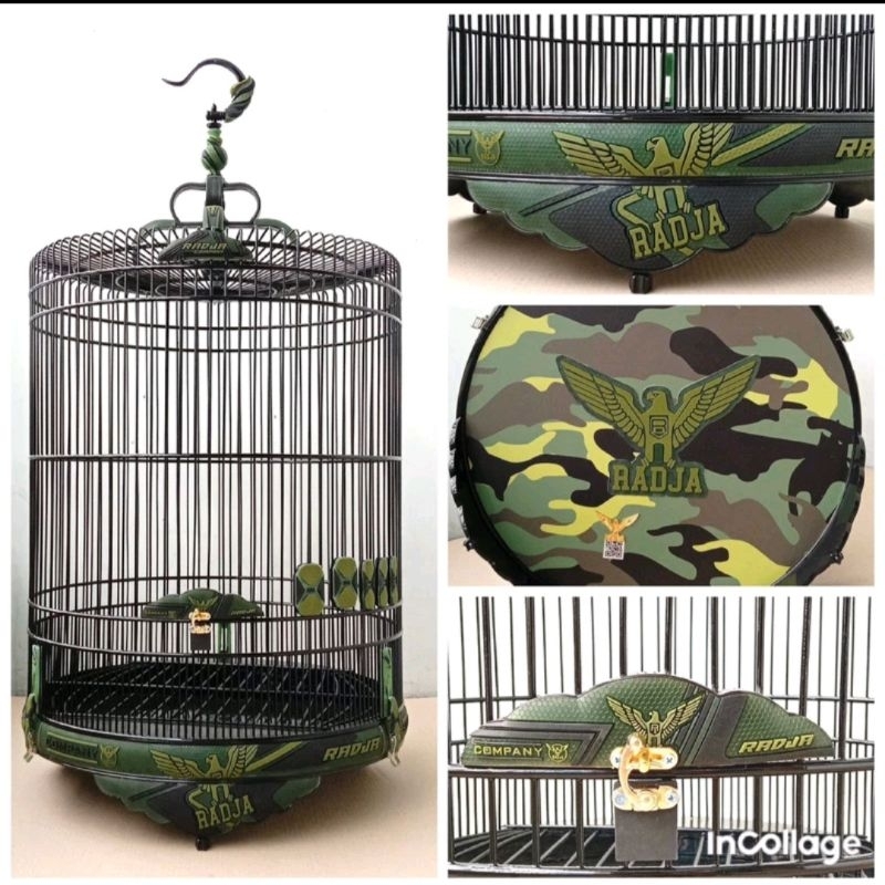 KANDANG SANGKAR MURAI RADJA 3D ARMY NO 2