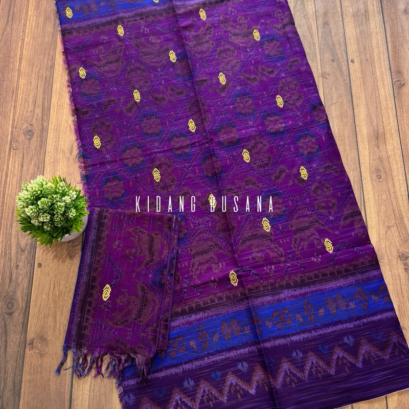 Kamen Tretes Banyumas set Selendang | Katun Lasem Motif Endek