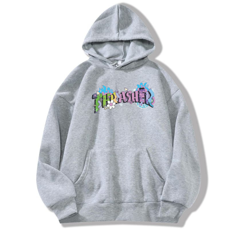 HOODIE JUMPER THRASHER ABU MISTY UNISEX / THRASHER SWEATSHIRT PULLOVER BASIC HOODIE