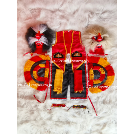 KOSTUM GANONG FULLSET / kostum ganong / rompi ganong / celana ganong / ganongan / ganong / barongan 