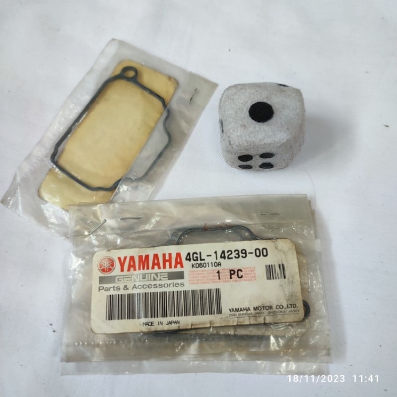 Karet seal sil mangkuk karburator karbu carburator crypton vega r jupiter z zr original yamaha japan