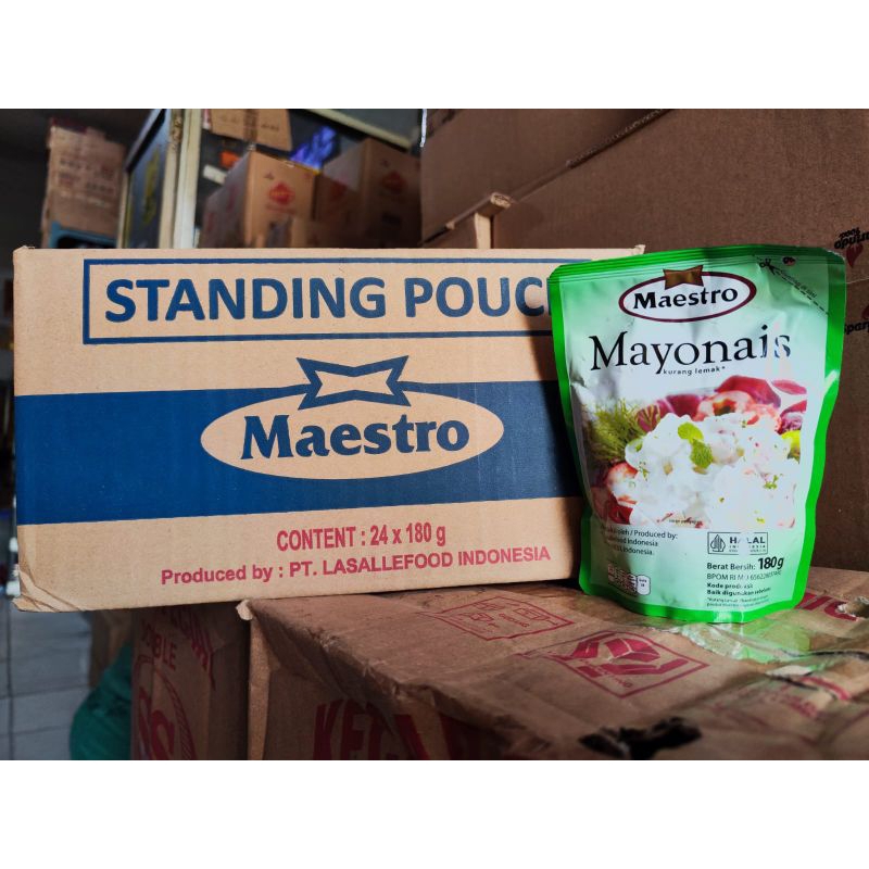 

MAESTRO MAYONES 180GR PER DUS ISI 24 PCS