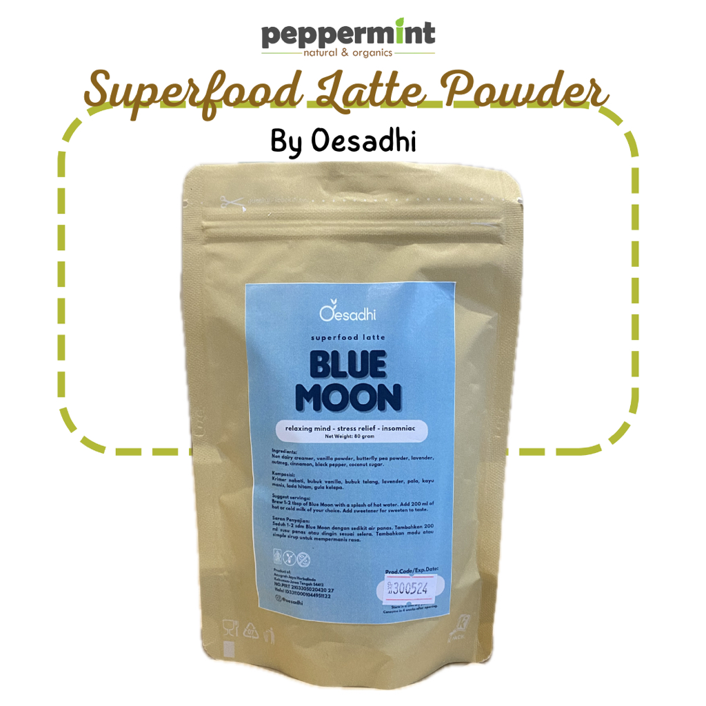 

Oesadhi Superfood Latte Blue Moon (80 gr) / Minuman Herbal