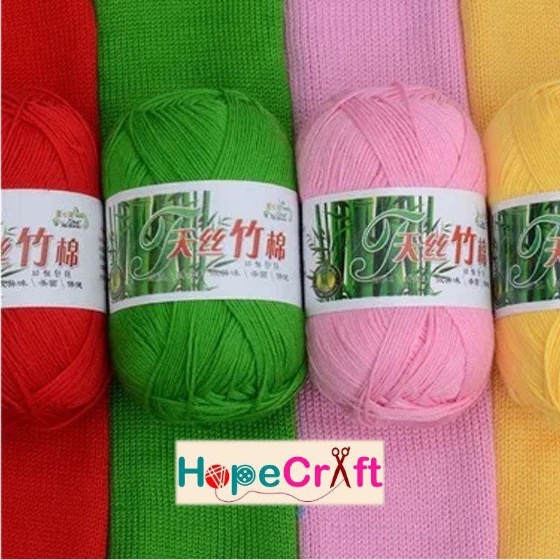 Benang Rajut Katun Bambu 6Ply / Bamboo Yarn / Katun Bambu