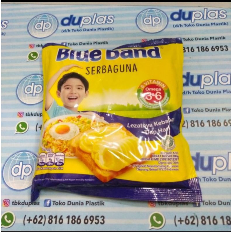 

Margarin Blue Band Serbaguna 200 gram