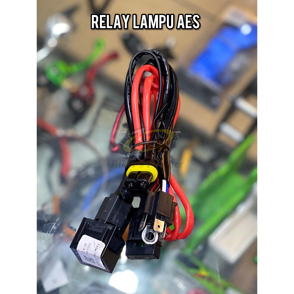 Kabel Relay Lampu Hid Motor H4 Aes