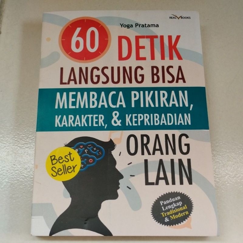 60 DETIK LANGSUNG BISA MEMBACA PIKIRAN KARAKTER KEPRIBADIAN ORANG LAIN BEST SELLER YOGA PRATAMA
