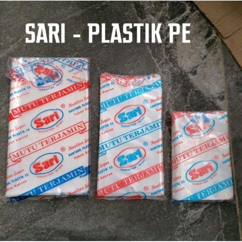 Plastik PE Sari Kantong Plastik PE 10x17 12x24 15x27 18x35 Kantong Plastik Makanan Plastik Es Plasti