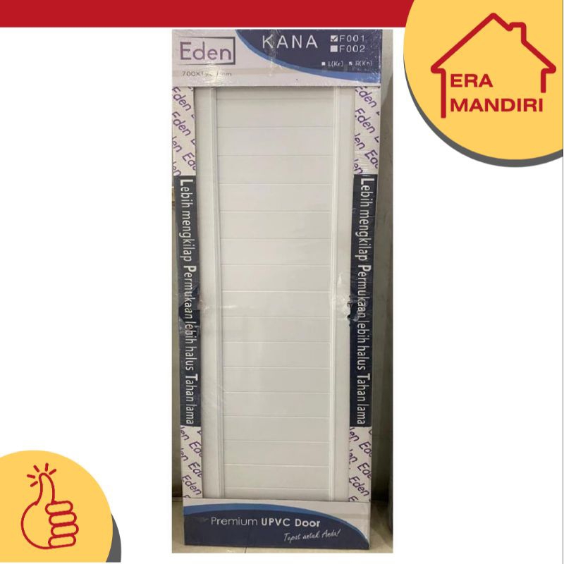 Pintu UPVC EDEN KANA full set 70x198