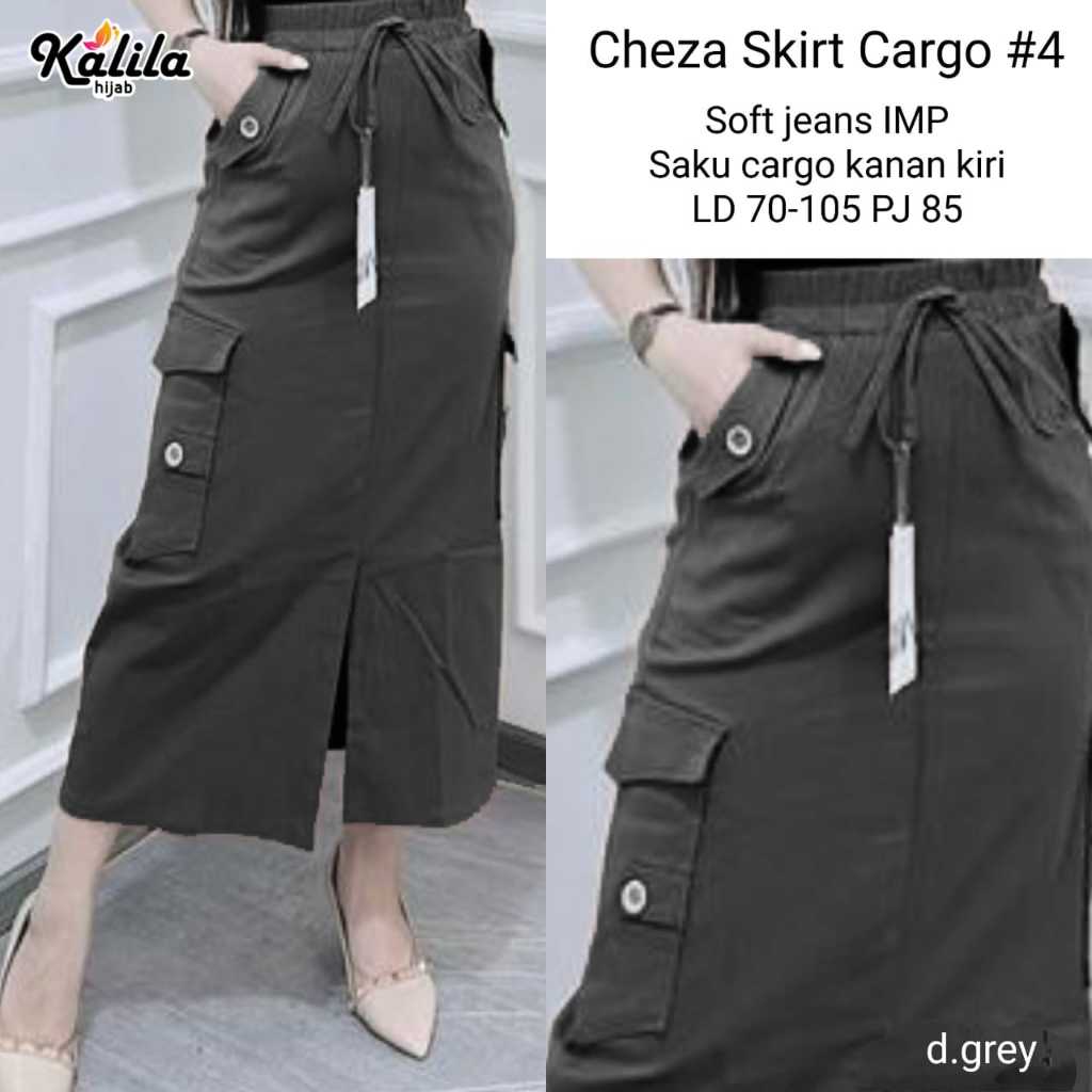 CHEZA SKIRT CARGO #4/ ROK WANITA/ ROK CARGO WANITA