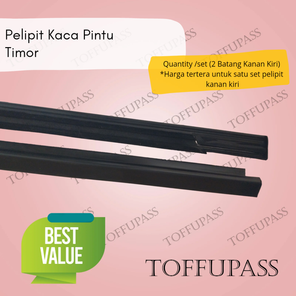 WHEATHERSTRIP TIMOR PELIPIT PINTU KACA MOBIL TIMOR SOHC DOHC biasakan membaca deskripsi