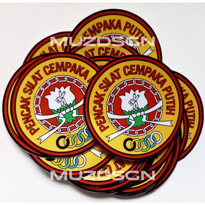 

Stiker Cempaka Putih, Stiker Logo Pencak Silat Cempaka Putih