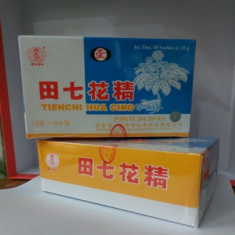 

tienchi hua cing teh panas dalam 1bok isi 10.s