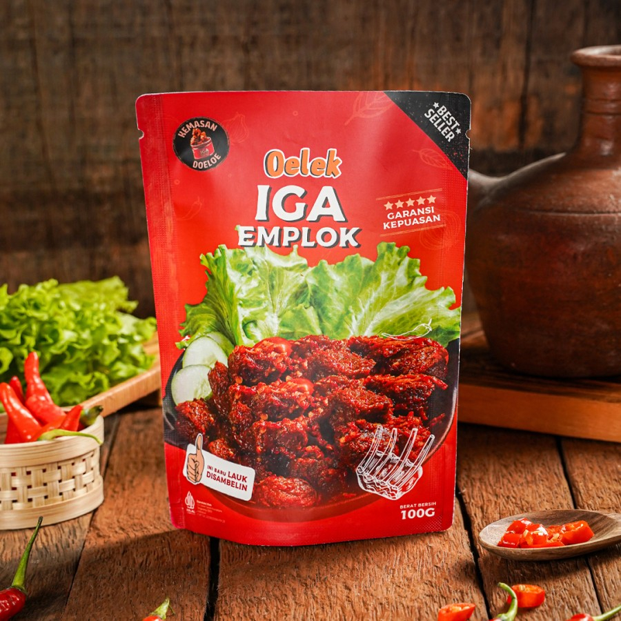 

Iga Emplok Oelek / Iga Sambal / Iga Mercon - Cobain Dulu OMAY FARIDA NURHAN 100gr