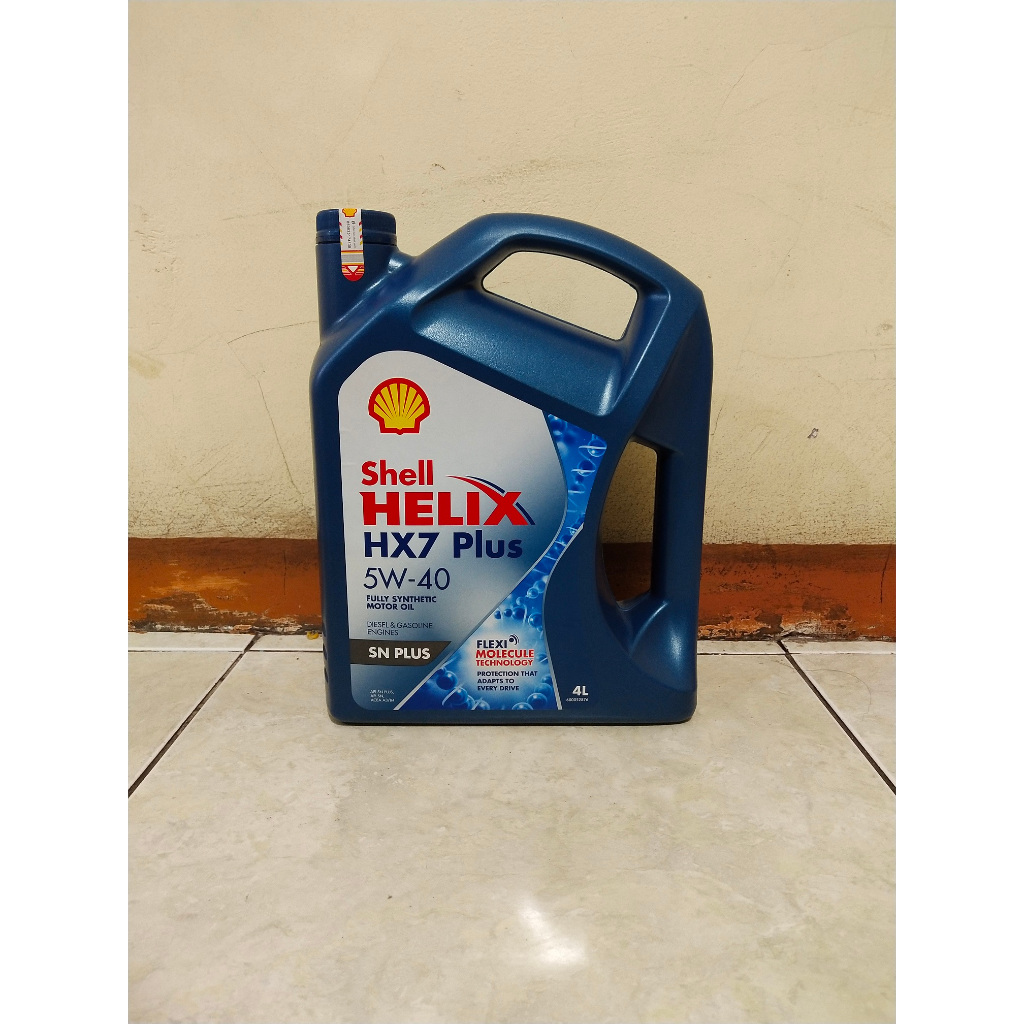 Oli Mesin Shell Helix Hx 7 Hx7 5W-40 4L 4 Liter Galon
