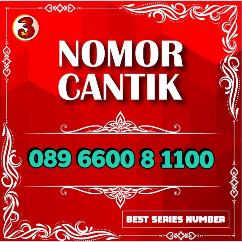 Nomer Cantik perdana tri