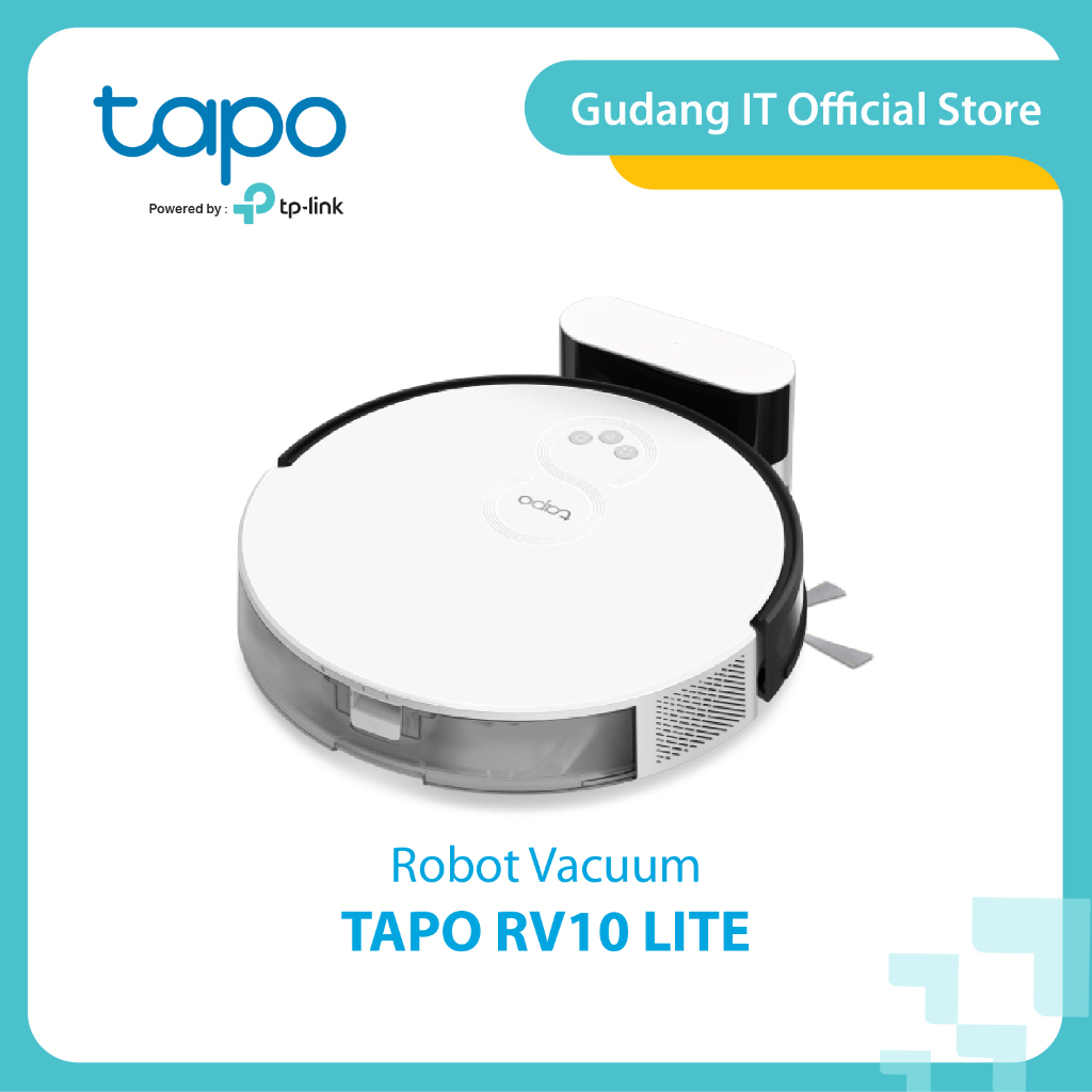 TAPO RV10 Lite Smart Robot Vacuum 2000 Pa with Voice and App Control High-Efficiency Zigzag Path Pla