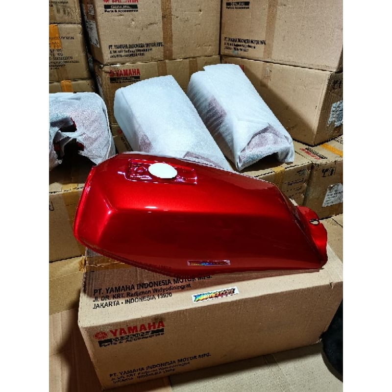 TANGKI RX KING WARNA MERAH MARON ORIGINAL TANK TANGKI BENSIN RX KING NEW TENGKI RXKING NEW PEREDAM 2