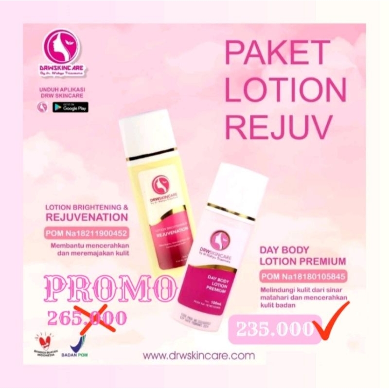 Lotion Brightening & Rejuvenation Drw Skincare