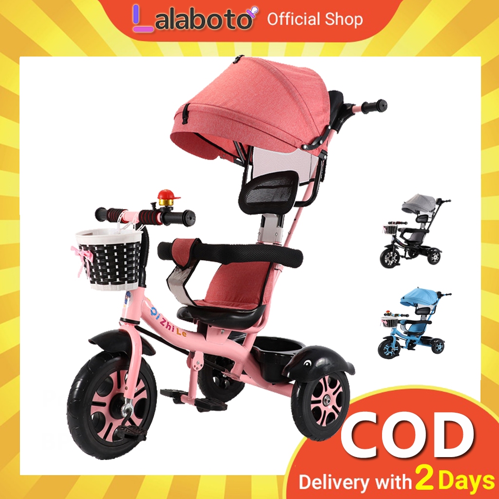 LABATOBO Sepeda roda tiga anak 1 tahun sepeda roda 3 bayi  tricycle  anak sepeda anak roda 3 stroller