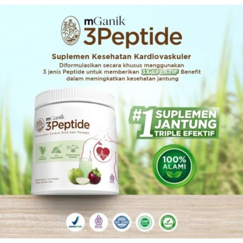 mGanik 3Peptide Jantung Suplemen Kardiovaskuler mGanik 3Peptide