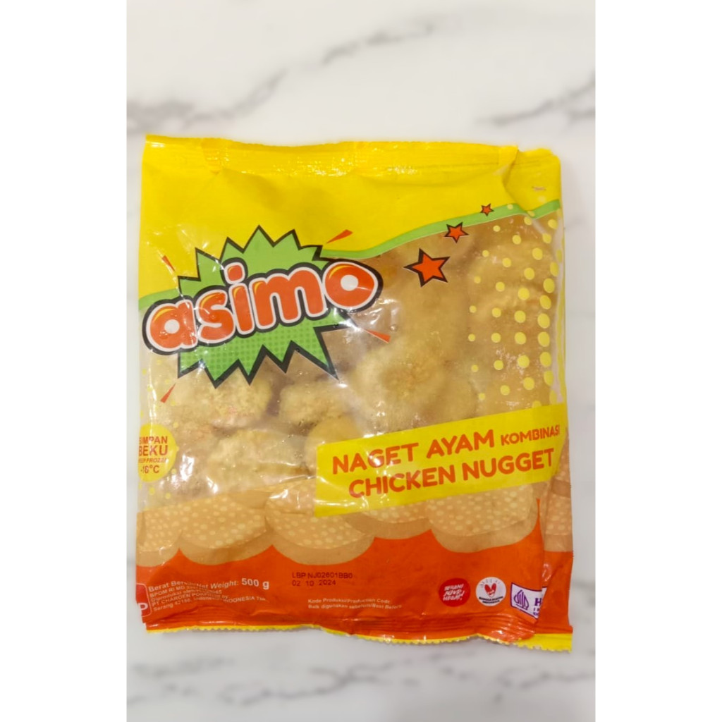 

Asimo Nugget Ayam Kombinasi (bulat) 500 Gr