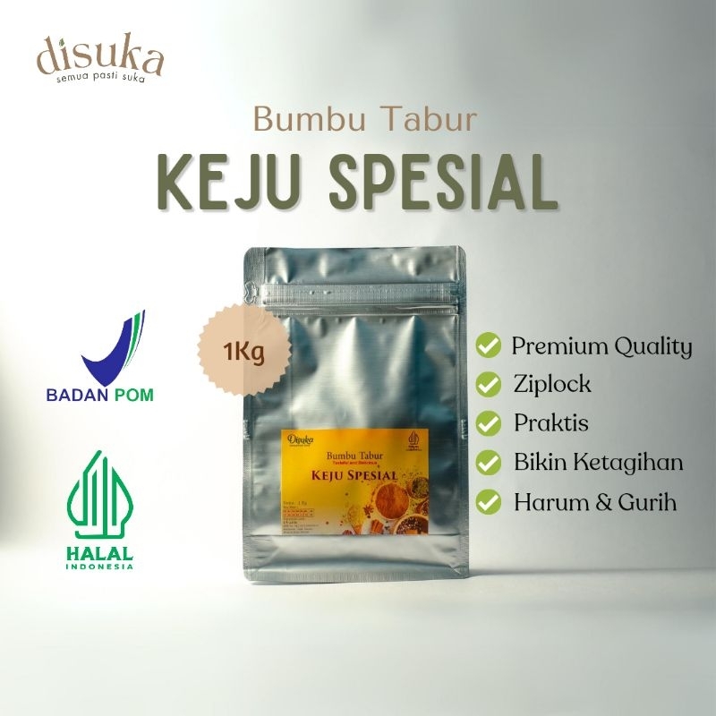 

Bumbu Bubuk Tabur KEJU SPESIAL 1 kg