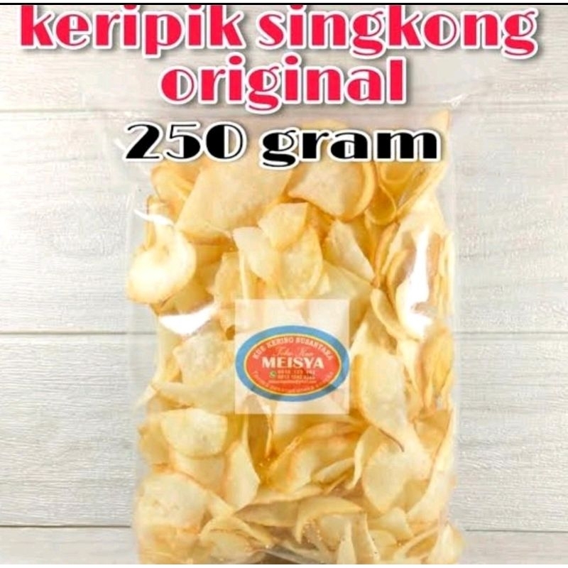 

KERIPIK SINGKONG ORIGINAL NETTO 250 GR | 500 GR