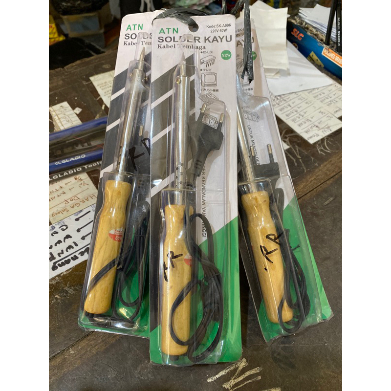 SOLDER TEMBAK/PLASTIK/KAYU SOLDER ATN - SOLDER KAYU