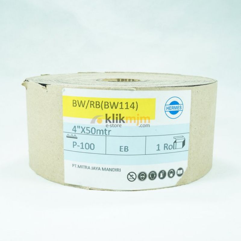 AMPLAS ROLL KAIN/AMPLAS KAIN KAKU HRMS GRIT 180/240 MURAH PER ROLL