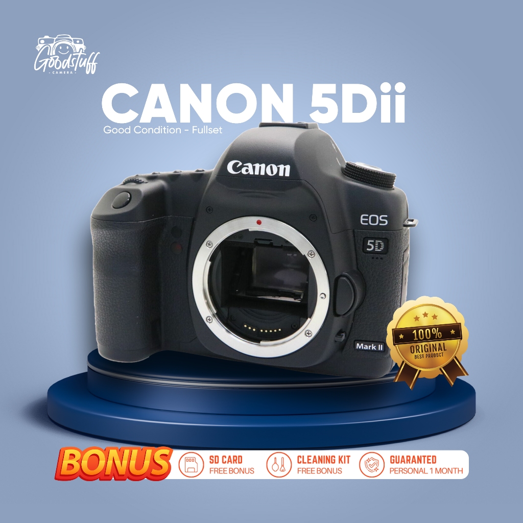KAMERA CANON 5D MARK Ii FULLFRAME SECOND GOOD CONDITION GARANSI BANYAK BONUS