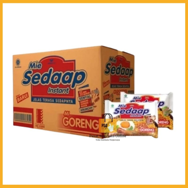 

Mie Sedaap Goreng Original Mie Instan Goreng (1 Dus / 40 Bungkus)