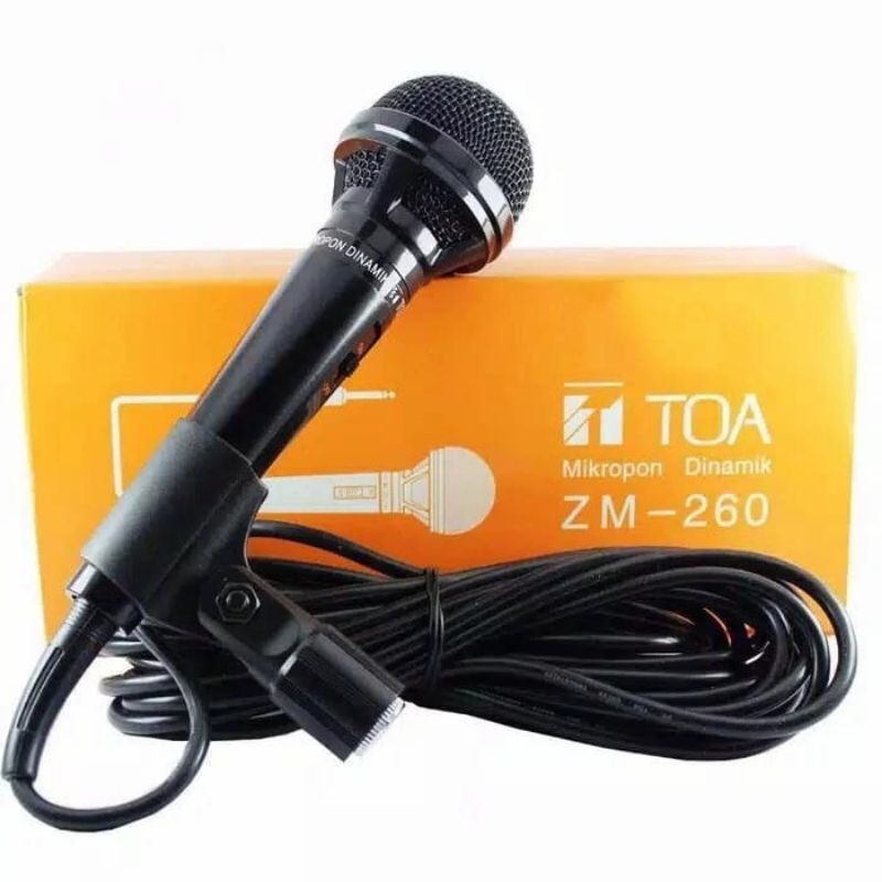 Mic Toa microphone kabel toa ZM 260 ZM-260 ZM260 original mik