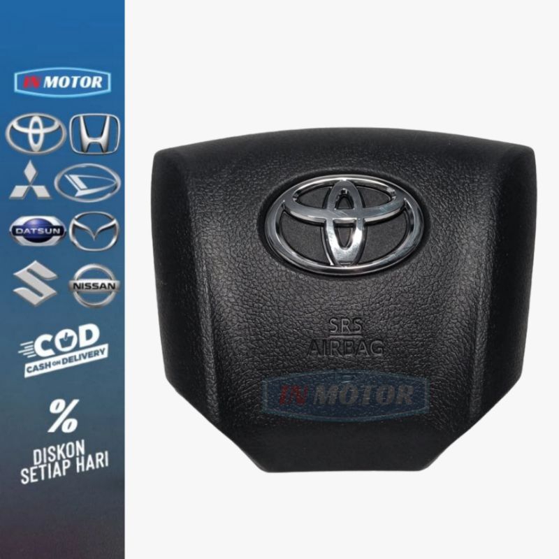 cover airbag Innova Reborn original / tutup stir airbag toyota innova reborn ori