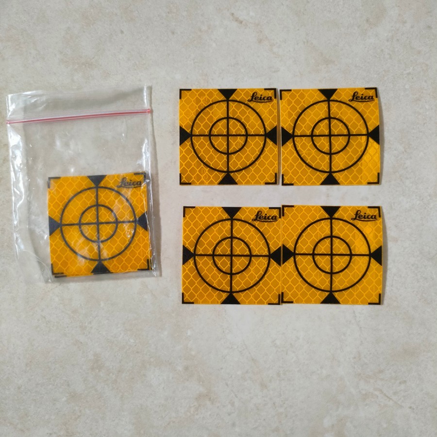 

Survey Reflector Sheet / Reflective Tape Target / Stiker Target Kuning