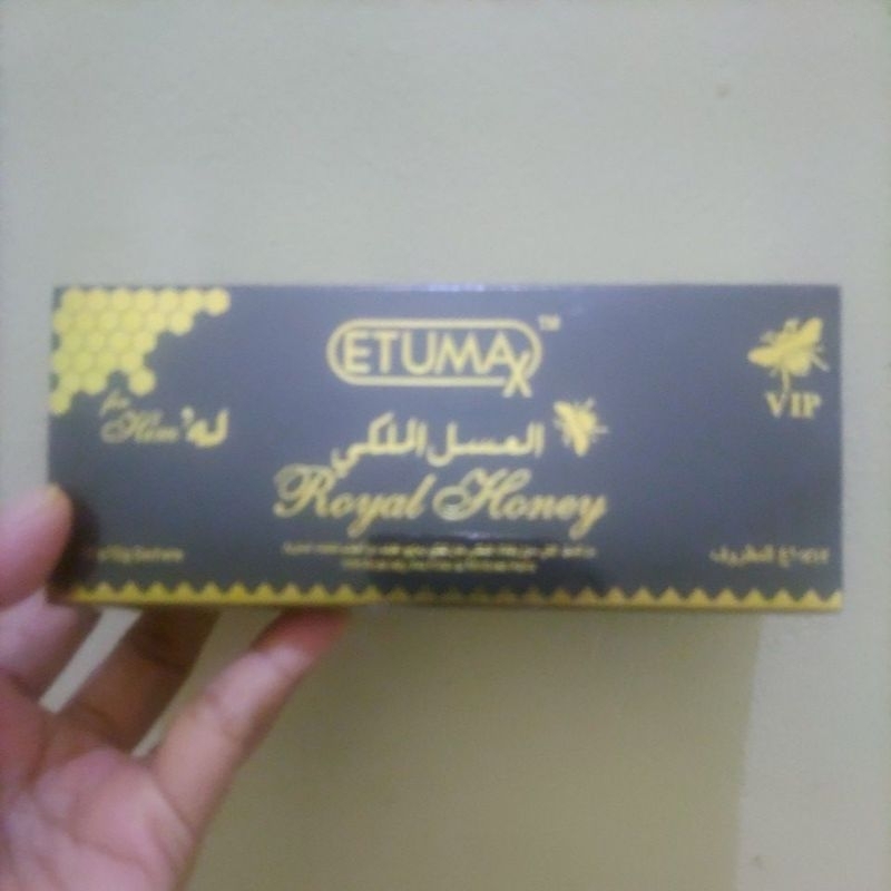 

Etumax Royal Honey 12 sachet @10gram For him Original Malaysia
