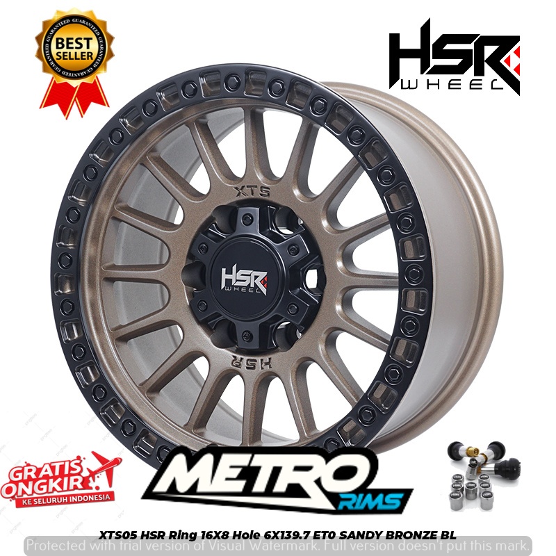 VELG BUAT MOBIL PCD 6 X 139,7 HSR XTS 05 R16