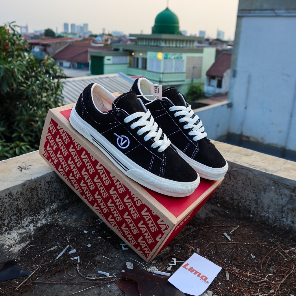 ( BISA COD ) SEPATU VANS SID DX ANAHEIM FACTORY OG BLACK