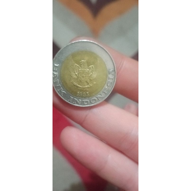 uang koin kelapa sawit 100 rupiah 1995