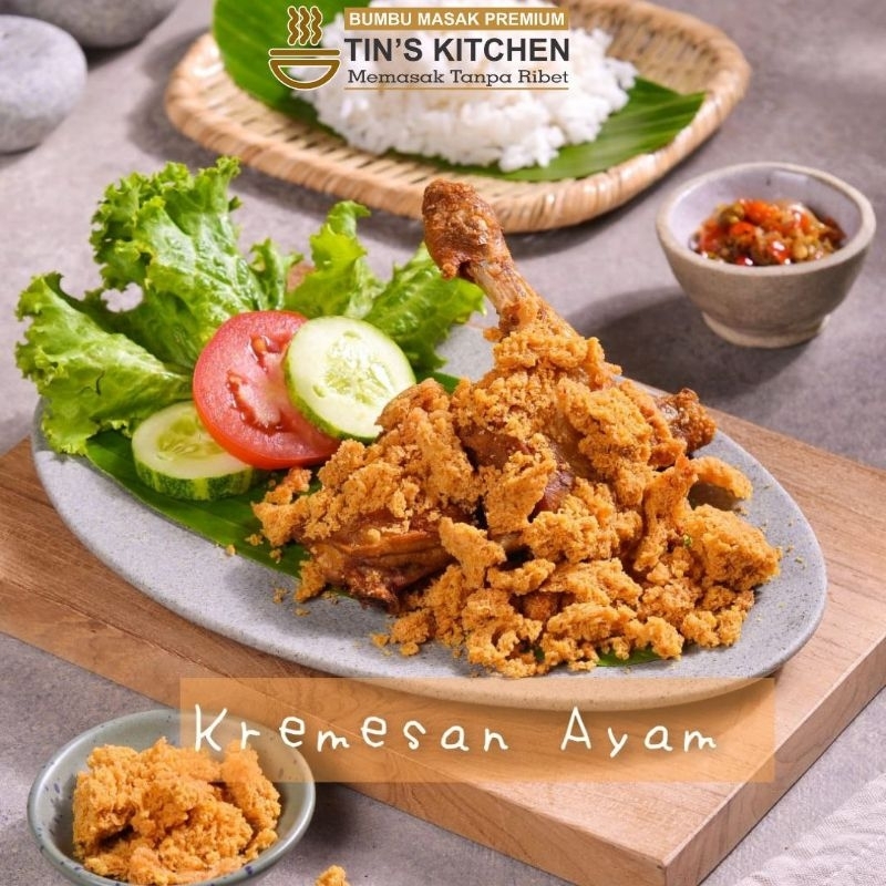 

kremesan Ayam Tin's kitchen Krenyes Enak Lezat Alami