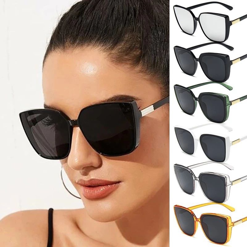 Kacamata Hitam Kacamata Kotak Fashion Korea Korean Sunglasses Unisex Kacamata Hitam Model Oversized 