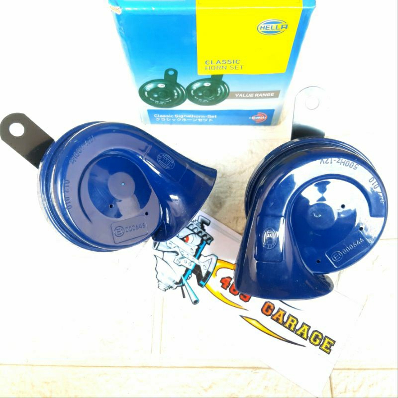 Horn/Klakson Hella Keong Double Stereo Motor & Mobil 12V | Klakson Hella Keong Mobil Eropa