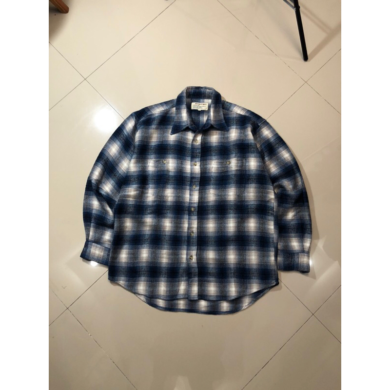 Kemeja veterano wool by downings Murayama motif