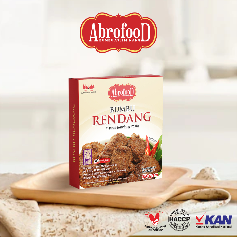 

Bumbu Rendang Instan Abrofood - 250GR (Original)