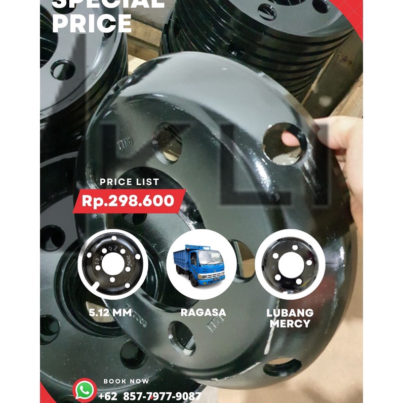 Best Seller TOPI VELG TRUK ' LUBANG ANGIN (BULAT) 5,12MM ( MERK YING ).