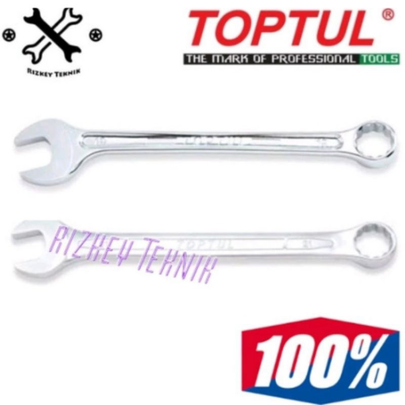 SUPER-TORQUE COMBINATION WRENCH Kunci Ring Pas 10mm Toptul AAEW1010
